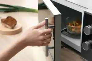 Can you put cling film in the microwave?