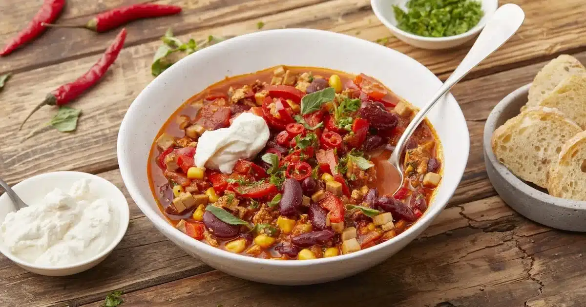 Chili Sin Carne: The Vegetarian Dish That's Healthy but Promises an Explosion of Flavors When You Taste It!