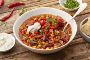 Chili Sin Carne: The Vegetarian Dish That's Healthy but Promises an Explosion of Flavors When You Taste It!