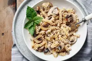 Creamy Mushroom Pasta Is the Perfect Dish for a Comforting and Indulgent Dinner in Less Than 20 Minutes
