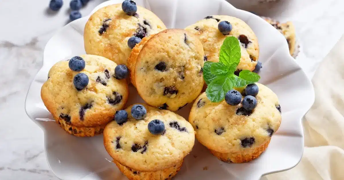 These Ultra-Soft Yogurt and Blueberry Muffins Are a Must-Make for a Delicious Homemade Snack